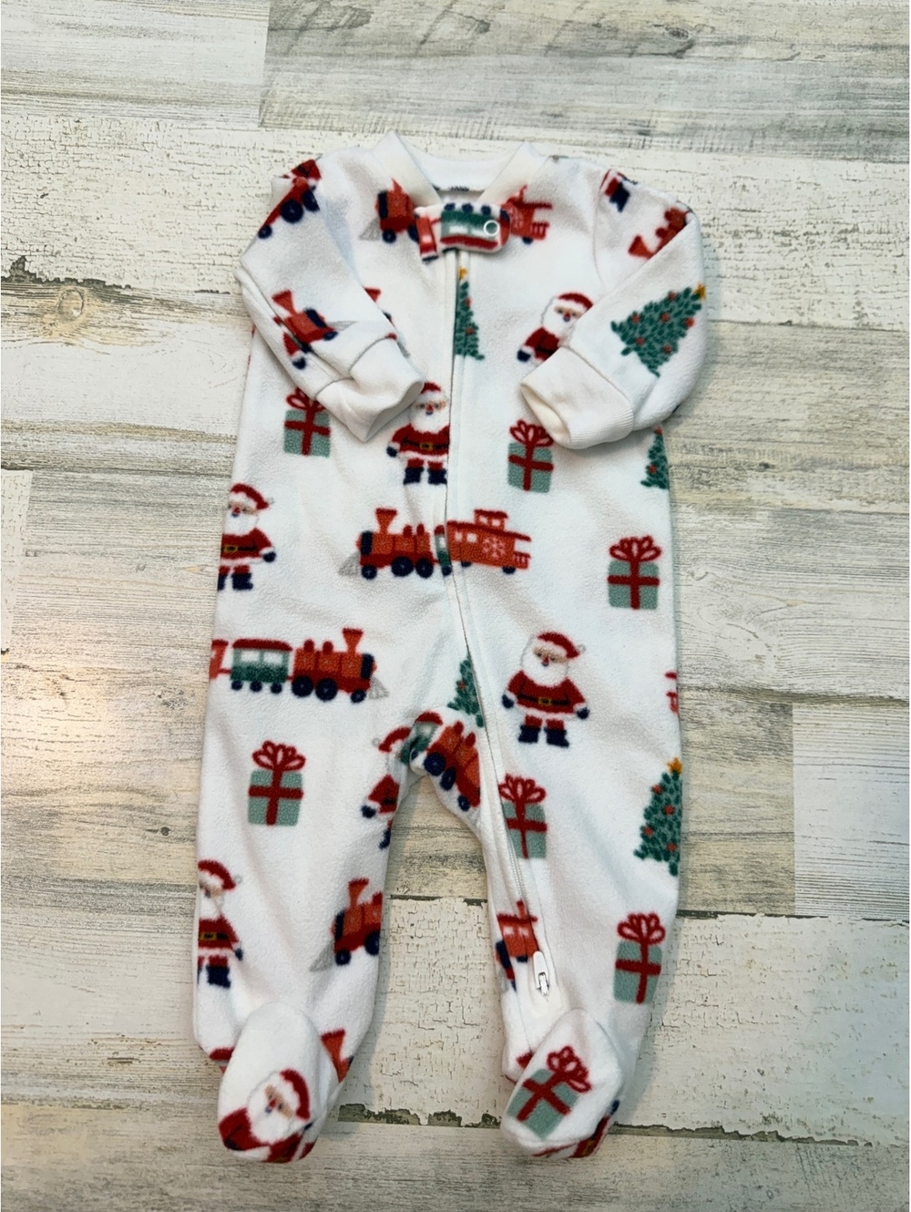 Carter's Baby 3M Christmas Fleece Footed Pajamas